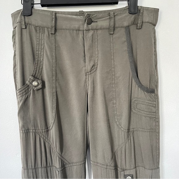 Go by Go Silk ICONIC Go Army Pant Redux size 2 Cargo Convertible Utility Olive - Picture 5 of 12